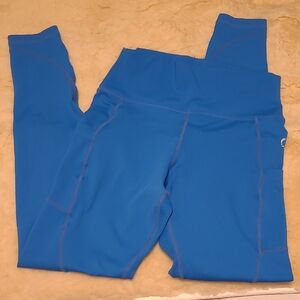 Blue Athletic Leggings
